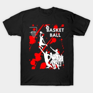 basketball with a beautiful style,amazing design so beautiful what are you waiting for its yours be cool T-Shirt